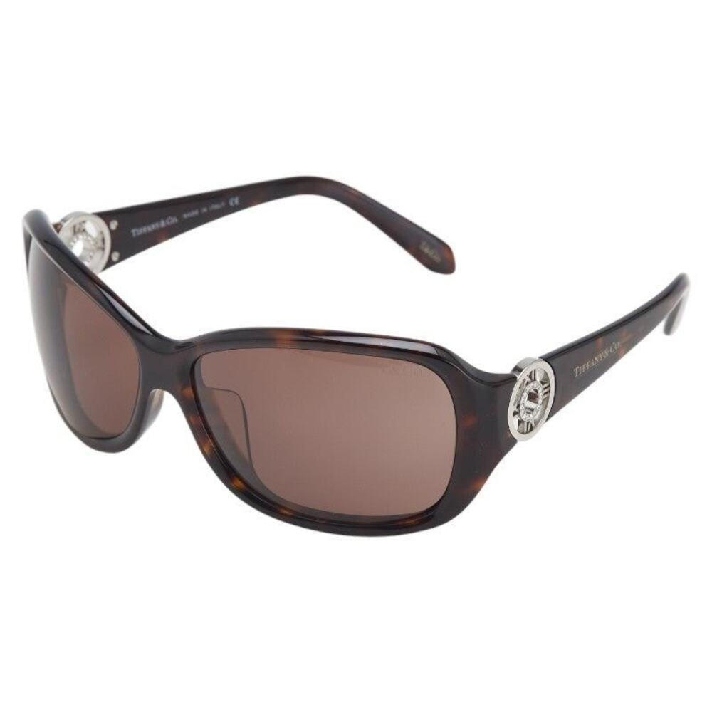 Tiffany & Co. Atlas Rhinestone Sunglasses Brown